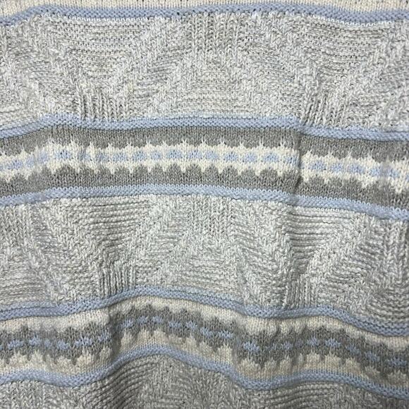 Vintage 80s Bloomingdales Mens Size Small Retro Cotton Pullover Sweater Grandpa - Picture 5 of 9